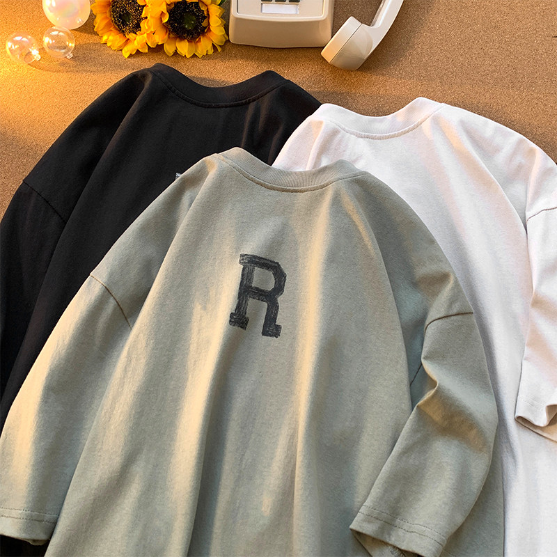 夏季新款字母印花短袖T恤514-72327P35，男装T恤，星座513