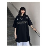 嘻哈休闲宽松男女夏季新款印花时尚百搭短袖T恤513DX504P35，男装T恤，星座513