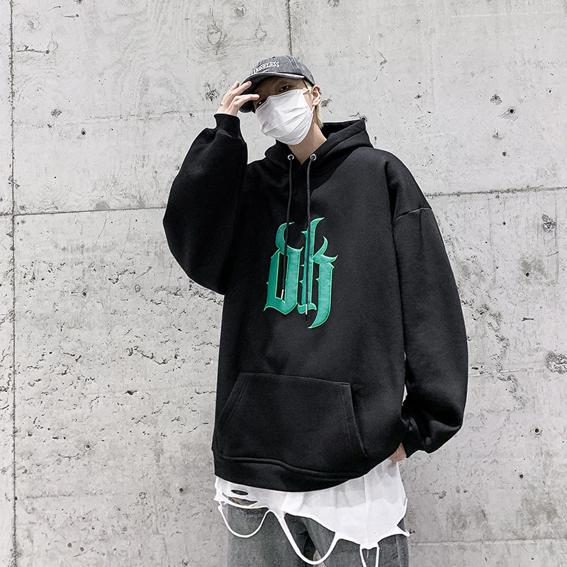 秋冬新款重磅加绒连帽发泡印花潮牌棉衣外套男514-7MYL6005P65,男装棉衣,星座513