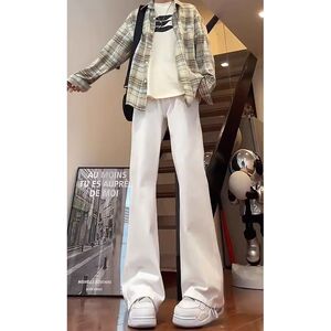 新款宽松休闲裤男韩版潮流百搭夏季阔腿拖地长裤513CK1438P33图片