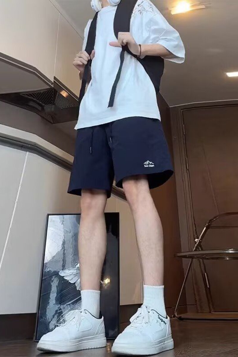 美式复古短裤男夏季薄款速干冰丝休闲五分裤513DK1362P20,男装牛仔裤,星座513