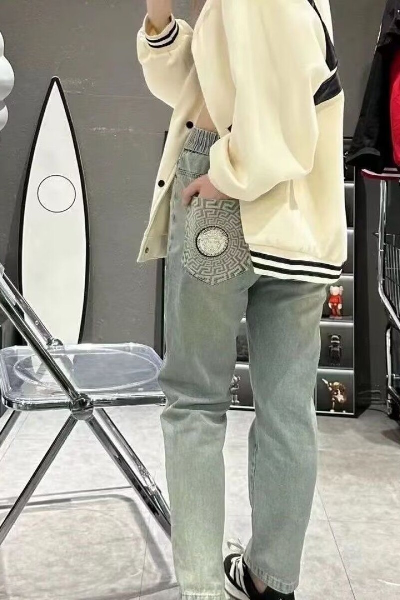 美人头复古做旧牛仔裤男女小脚裤夏新款513CK1041P32,男装牛仔裤,星座513