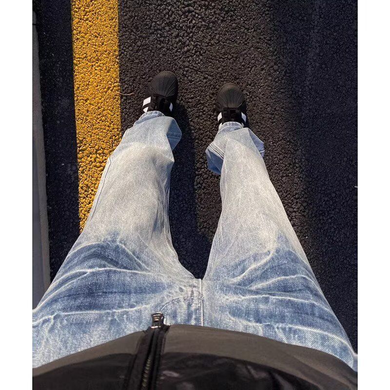 港风复古新款潮流时尚百搭牛仔裤513CK1294P43，男装牛仔裤，星座513