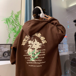 秋冬款 连帽拉链开衫重磅加绒加厚休闲外套棉服514-7 MYK6007 P68图片