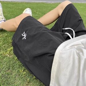 美式多巴胺街头运动速干短裤男女复古休闲百搭五分裤513DK1724P29图片