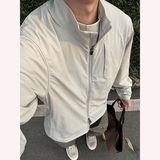 山系户外机能风立领冲锋衣男夏季运动登山徒步防晒衣美式三防外套，男装风衣，星座513