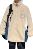 冬季流行拉链外套男棉衣拼色韩版潮流棉服宽松l立领711MY215P95，男装棉衣，星座513