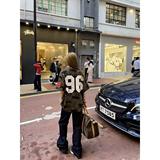 短袖t恤男夏季宽松五分袖红潮流简约印花上衣513DX1283P37，男装T恤，星座513