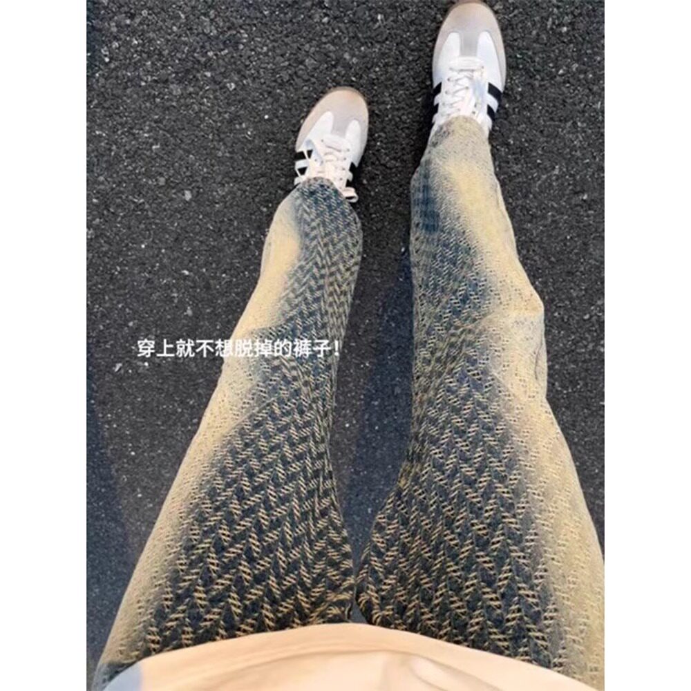 新款提花直筒牛仔裤男女513CK1186P39,男装牛仔裤,星座513