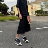 港风潮男夏季新款牛仔裤嘻哈潮高街潮流痞帅长裤513DK404P38，男装牛仔裤，星座513