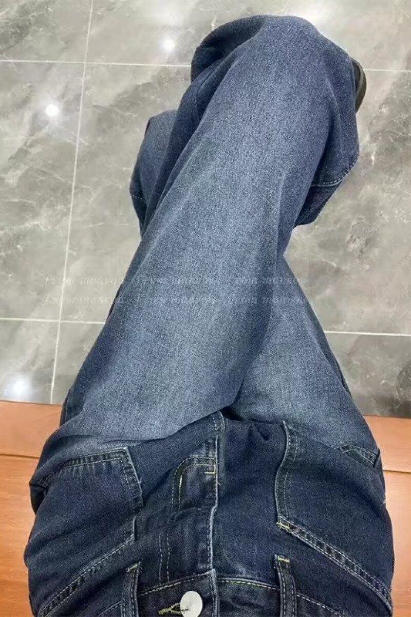 男女同款直筒牛仔新款复古百搭阔腿裤潮513CK176P38,男装牛仔裤,星座513