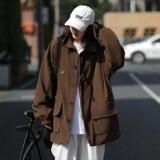 秋季新款重工灯芯绒夹克男宽松外套上衣513DX2342薄P88夹棉98，男装夹克，星座513