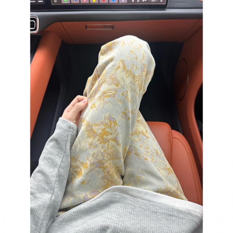 扎染提花微喇牛仔裤男款美式风裤子潮牌柳叶弯刀长裤513CK301P36,男装牛仔裤,星座513