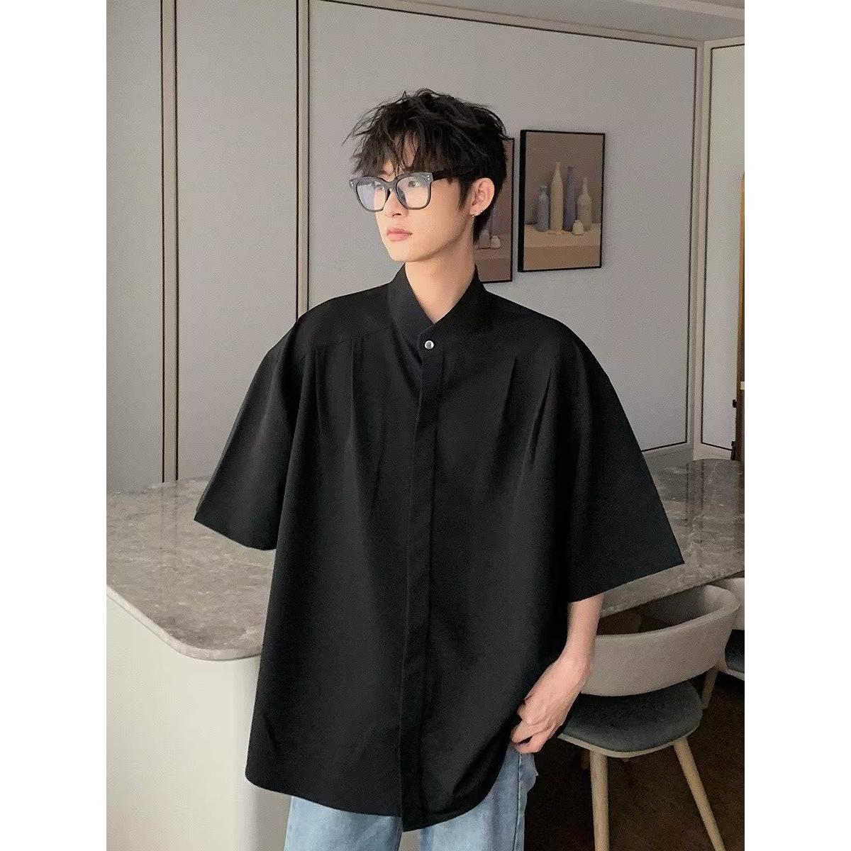 男夏季宽松百搭短袖衬衫男513DX1121P30,男装T恤,星座513