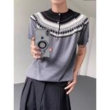 新款短袖t恤男夏季韩版潮流简约半袖上衣513DX1003P45，男装T恤，星座513