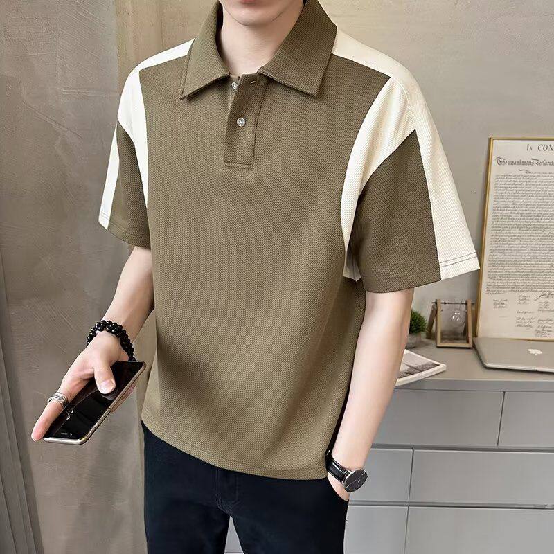 新款夏季POLO衫短袖简约潮流潮青春流行百搭513PL1123P32,男装Polo衫,星座513