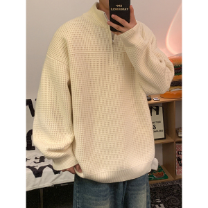 重磅 高品 质秋冬立领拉链宽松套头毛衣外套 男 514-7 LG2352 P80图片
