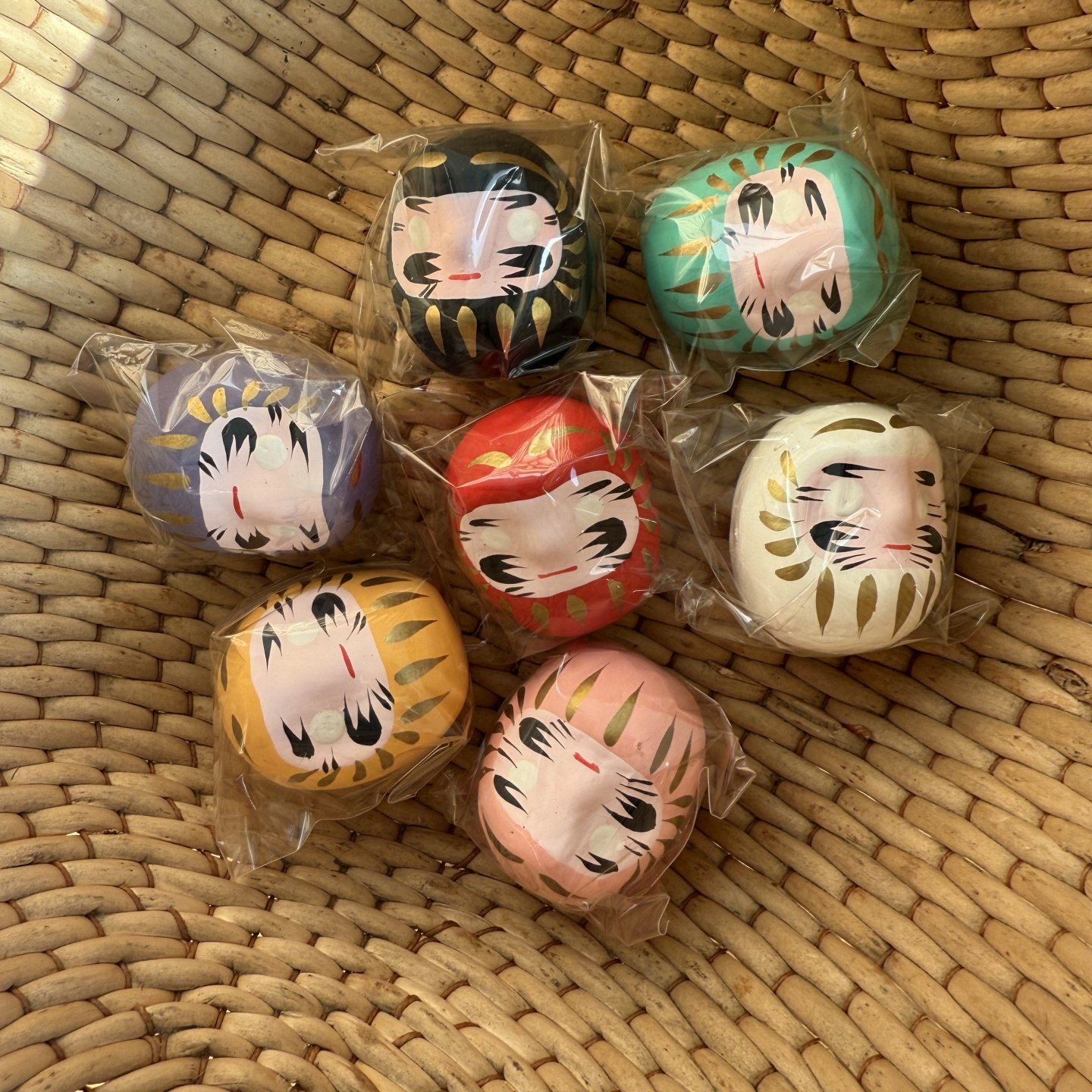 日本一千乃大门屋达摩不倒翁摆件招福开运送礼办公桌寓意十足,家居饰品,桌面摆件,淘宝优惠券,粉丝福利购,淘宝优惠卷