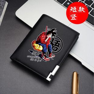 七龙珠周边孙悟空潮牌潮男钱包男生短款青年学生个性创意潮人皮夹