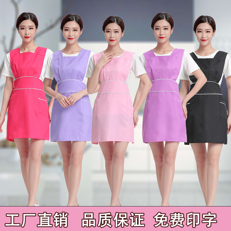 家用超市母婴店背心式围裙定制logo韩版时尚美容院美甲师工作服女在类目 女装/女士精品, 套装/学生校服/工作制服, 其它套装中 - 来自Buy2taobao.com提供专业的淘宝代购服务