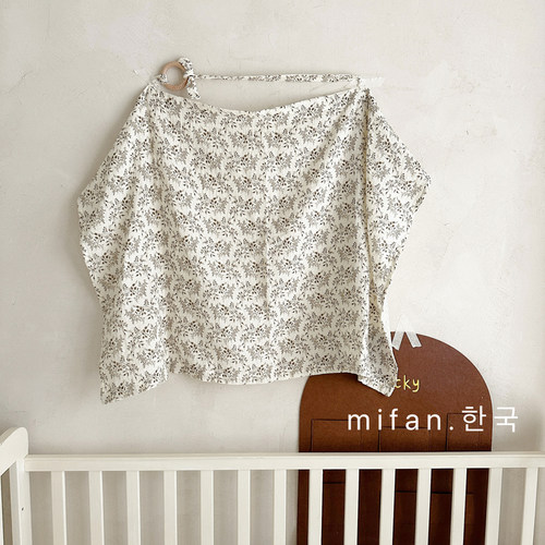 韩系宝宝外出哺乳遮羞布