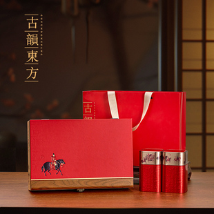 新款三两装茶叶罐铁罐礼盒通用红茶绿茶茶叶包装盒空盒厂家现货