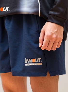 INNOUT自由运动篮球短裤四分裤新款男宽松薄款美式裤子透气运动裤