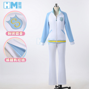 豪漫偶像活动cos服雾矢葵星宫莓紫吹兰运动服有口袋常服cosplay女