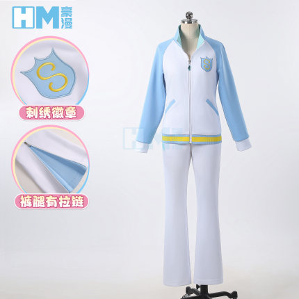 豪漫偶像活动cos服雾矢葵星宫莓紫吹兰运动服有口袋常服cosplay女