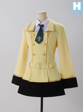 豪漫 反叛的鲁路修cos服 夏利阿什弗德学院制服CC卡莲校服鲁
