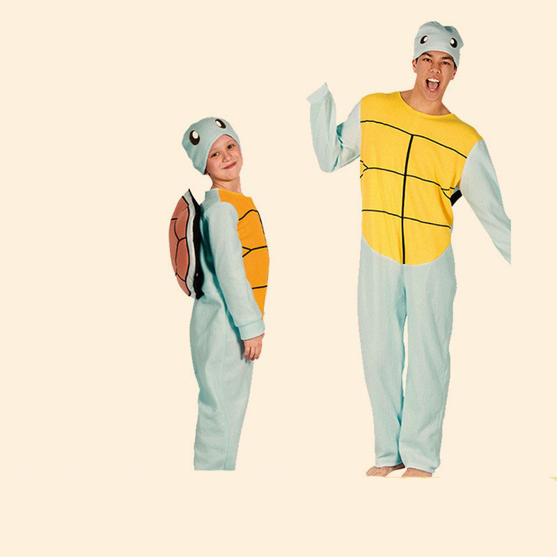 万圣节杰尼儿童乌龟角色扮演服装