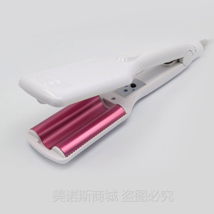 日韩式三管水波纹大波浪蛋卷头7齿夹板玉米须发根蓬松三棒卷发器