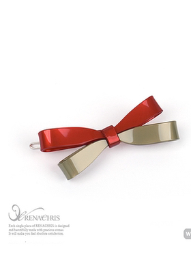 AngelRena韩国发饰头饰双拼蝴蝶结发夹刘海夹边夹 C606