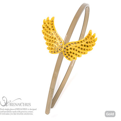 BH080 韩国进口头饰AngelRena小天使水晶发箍