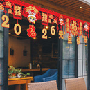 新年装 旦马年春节氛围场景布置2026过年喜庆彩带挂饰 饰拉花挂件元
