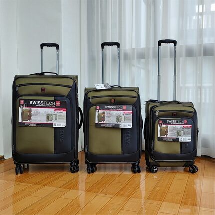 军刀20寸牛津布登机箱24寸帆布拉杆箱28寸托运行李箱万向轮海关锁