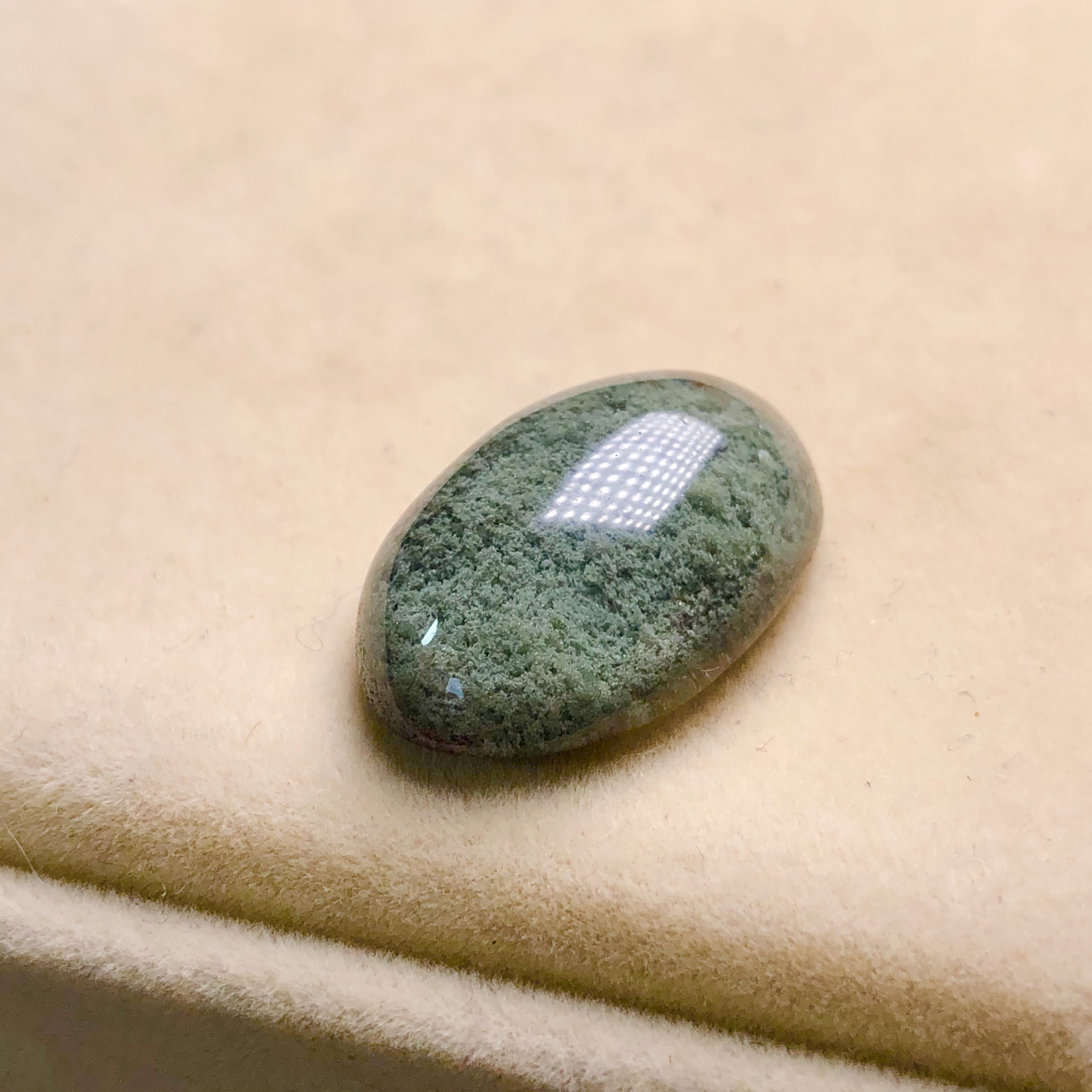 绿幽灵聚宝盆戒面