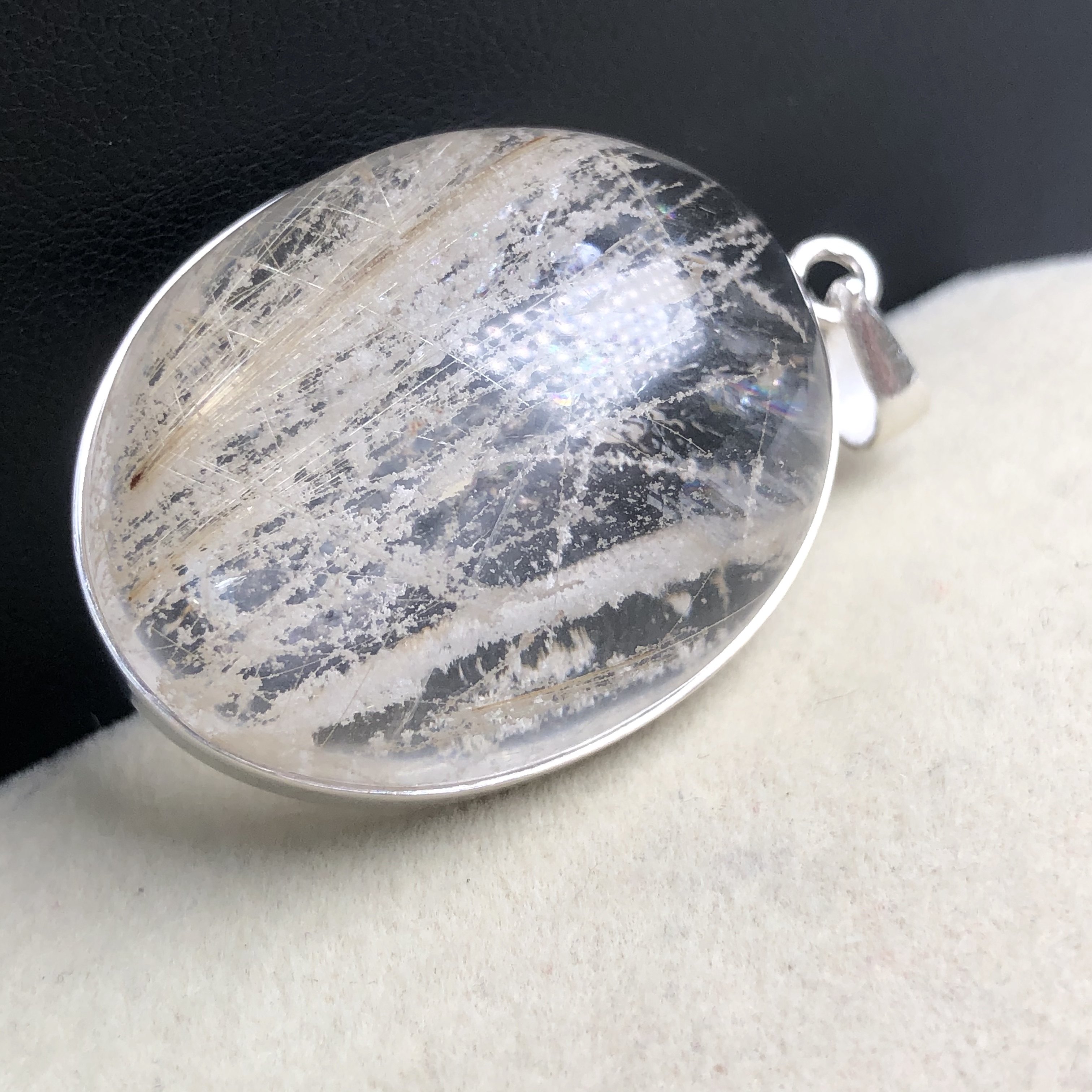 老货收藏天然水晶白色霜发晶吊坠，霜恋,饰品/流行首饰/时尚饰品新,颈饰,淘宝优惠券,粉丝福利购,淘宝优惠卷