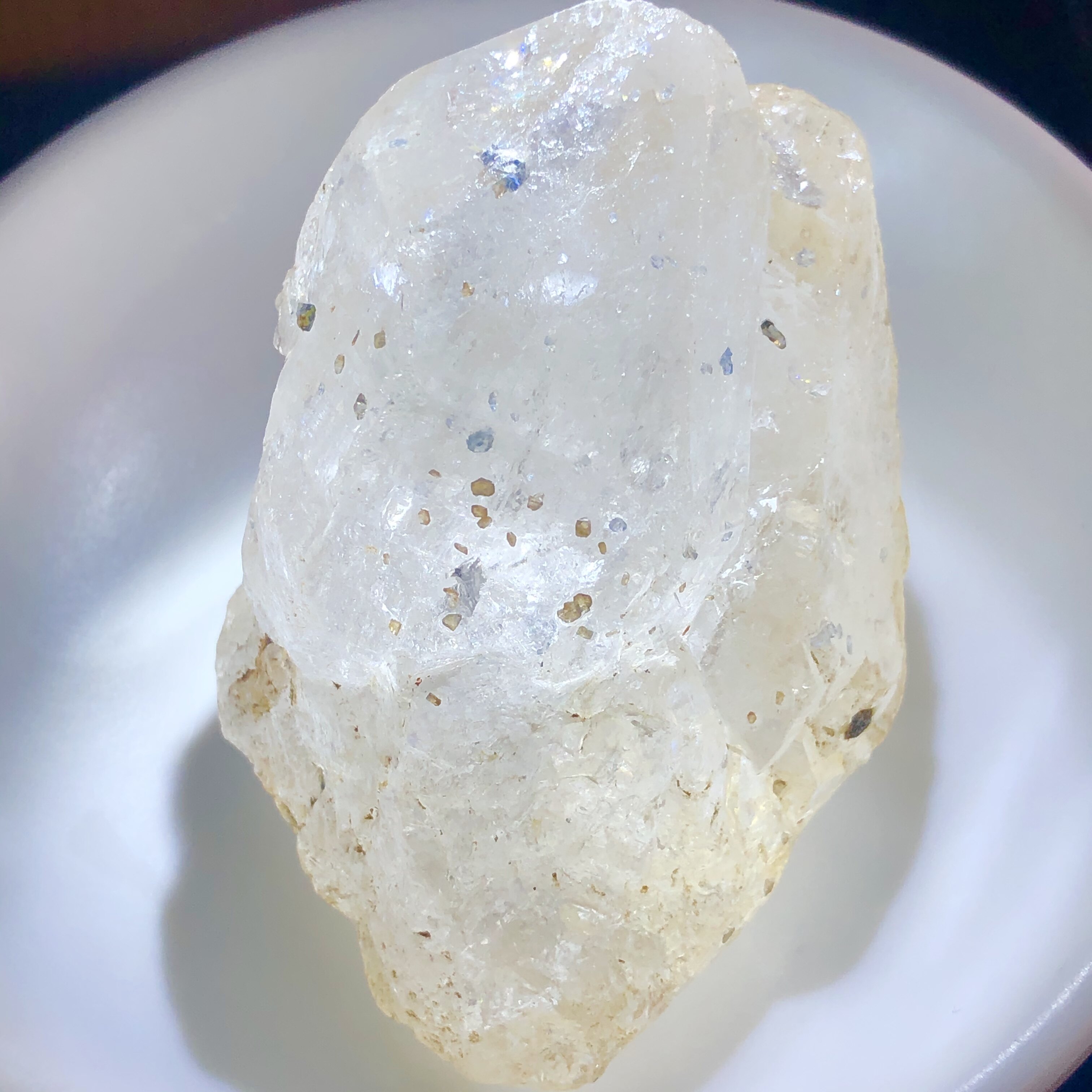 福利稀有天然涅槃水晶共生宝石包裹原石共生矿石摆件