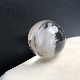 27.6毫米稀有大颗粒卷毛天然水晶兔毛单珠 三生万物