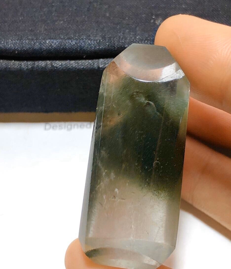 老货福利放漏天然星光绿幽灵金字奇石