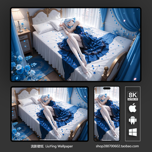 原神芙宁娜壁纸8k 4k高清手机平板电脑桌面壁纸 二次元动漫壁纸