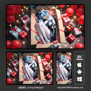 原神优菈壁纸8k 4k高清手机平板电脑ipad桌面壁纸 二次元动漫壁纸