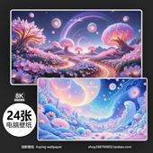 24张奇幻唯美炫彩风景电脑壁纸8k超高清电脑平板ipad通用桌面壁纸