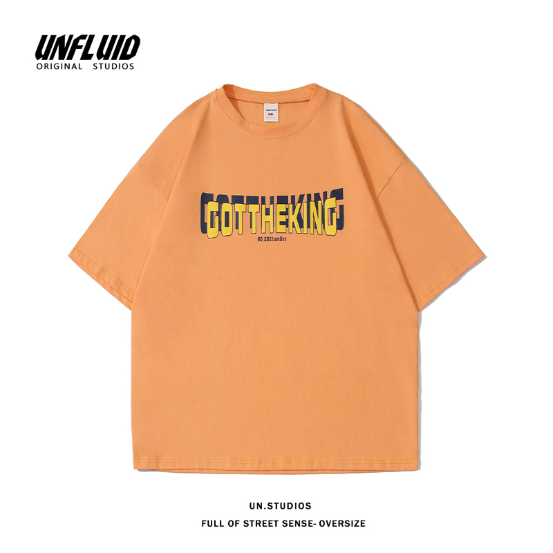 Printed letter short sleeve T-shirt Korean version Harajuku half sleeve top