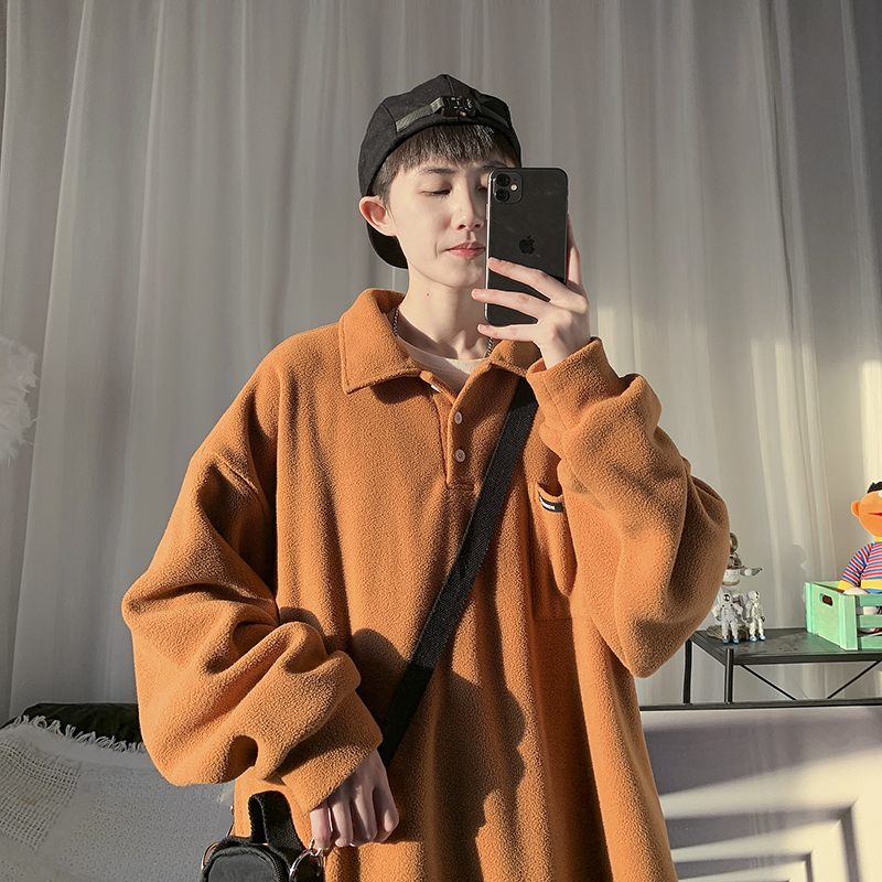 Chic Hong Kong style sweater Korean fashion versatile loose and lazy style top