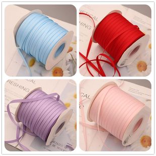 0.7宽韩版棉带丝带diy韩国女童蝴蝶结飘带发夹顶夹头饰织带