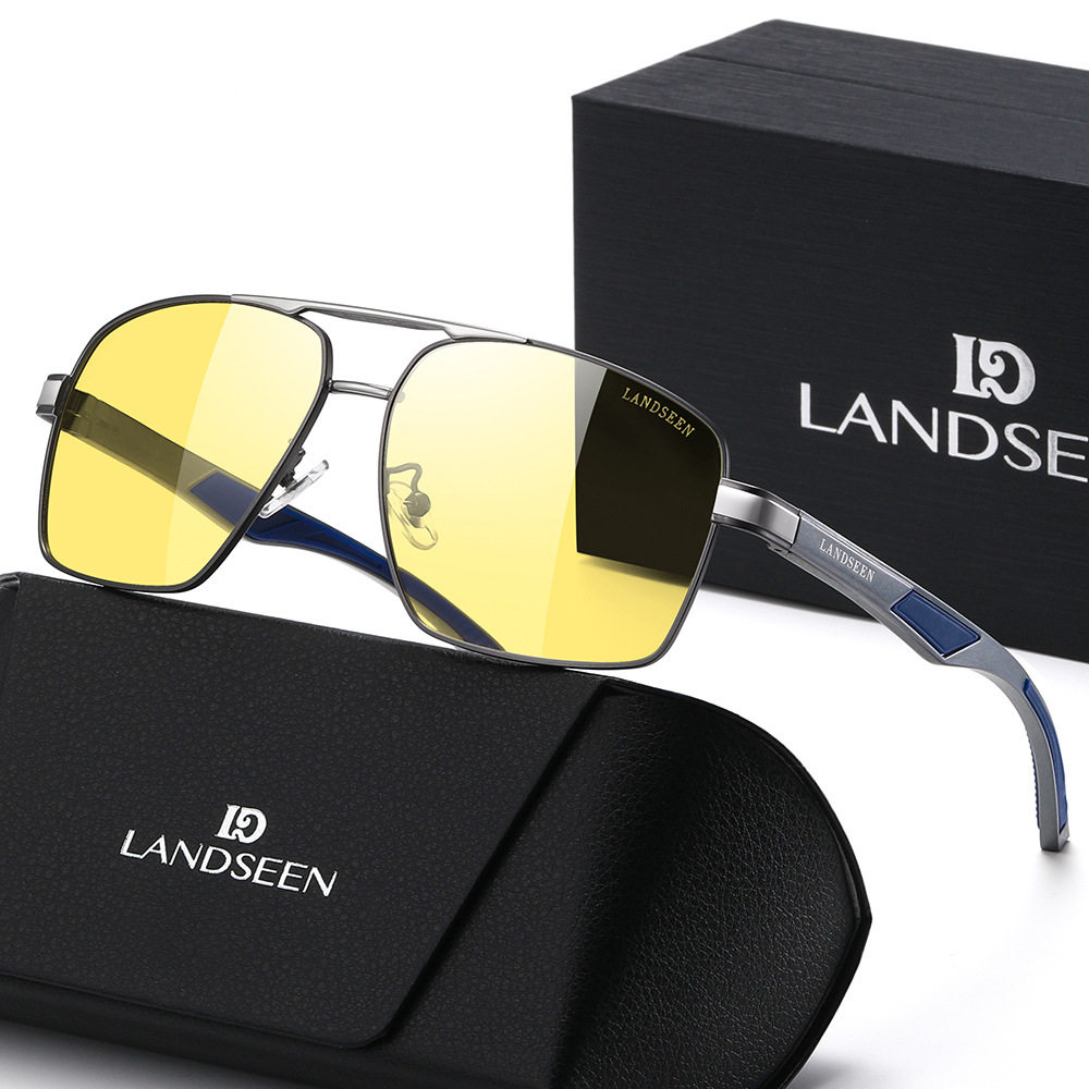 新款潮流铝镁时尚太阳镜男偏光日夜两用驾驶墨镜变色眼镜,ZIPPO/瑞士军刀/眼镜,太阳眼镜,淘宝优惠券,粉丝福利购,淘宝优惠卷