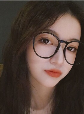 新款韩版女素颜复古大圆框太阳镜