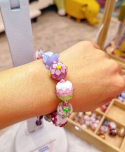 椿山物语运气提升琉璃珠手串手工编织手链女生轻奢私人订制小女孩